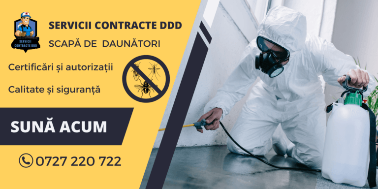 Servicii - contracte DDD Bucuresti - Dezinsectie, Dezinfectie, Deratizare